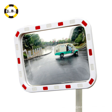Elliptic reflective convex mirror eliminate blind spots aviod traffic accident alert people